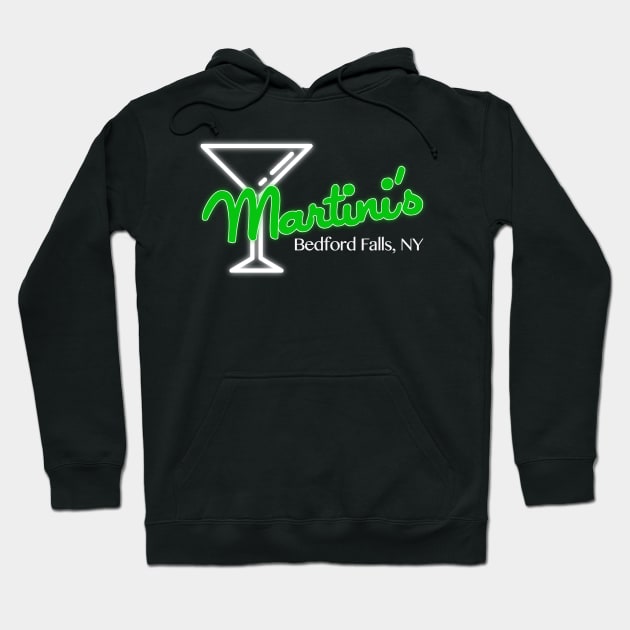 Martini's Bar Hoodie by PopCultureShirts